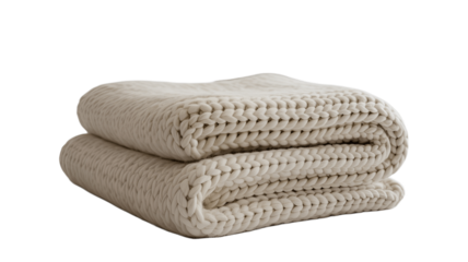 Folded blanket, a cozy and comforting addition to any space.