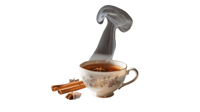 Aesthetic Teacup and Cinnamon.