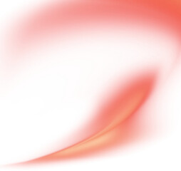 Abstract orange gradient curved light wave overlay