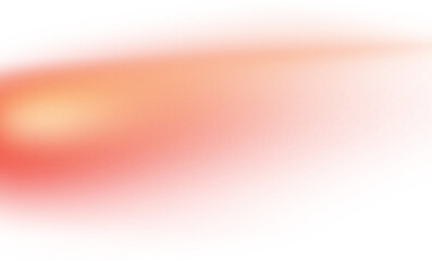 Orange gradient wide horizontal light glow overlay