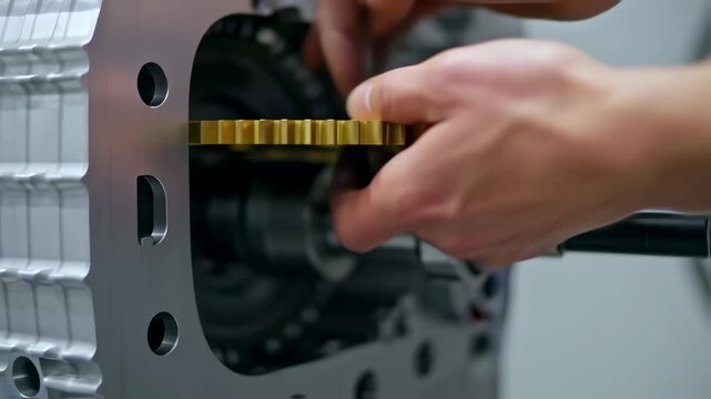 Assembling a Gearbox - Precision Engineering in Action.