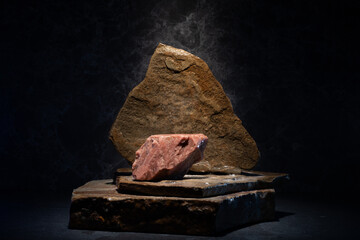 natural stones for product presentation