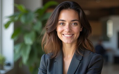 Portrait of female entrepreneur. High quality