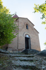 Obraz premium Kurmukhi Church of St George near Qakh, Azerbaijan front view