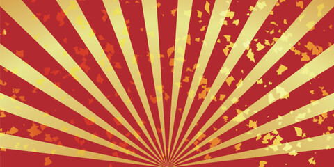 和柄　日の出　模様　背景