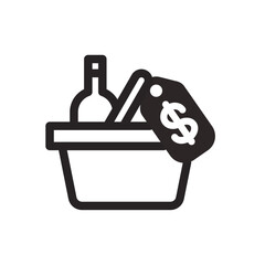 Luxury Goods Tax Line Icon of Excise Tax Icon Set