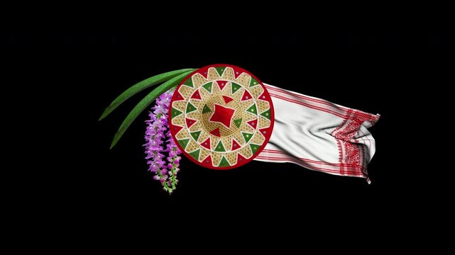 rongali bihu, bihu logo, bihu festival, festival of spring, bihu bug