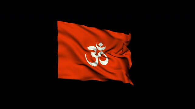 om flag, om, hindu symbol, sanatan, universe vibration