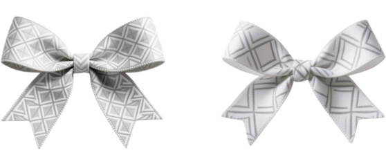 リボン　幾何学柄　模様　柄　装飾