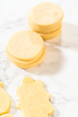 Freshly Baked Round Sugar Cookies