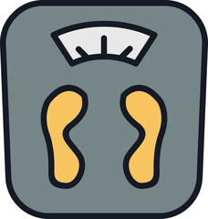 Linear Color Gym Fitness Icon Element