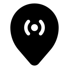 GPS icon for navigation and tracking