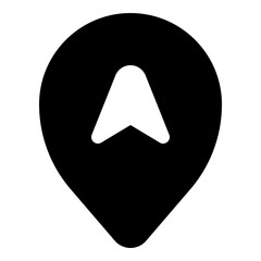 Navigation icon for direction and travel