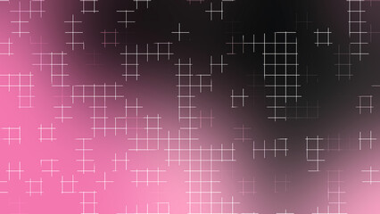Cyber Pink Glow Grid Line Abstract Background with Dark Gradient Light Effect