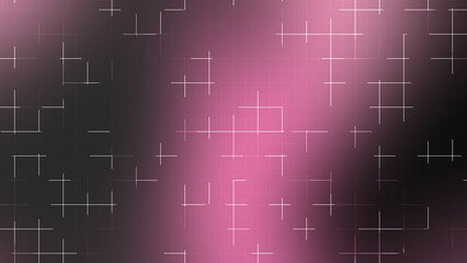 Fuchsia Dark Gradient Grid Line Abstract Background with Soft Glowing Light Effect