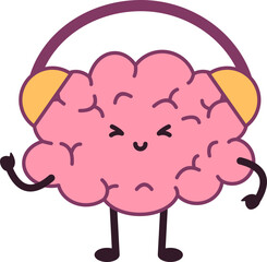 Cute Human Brain Element