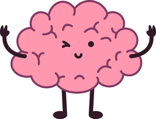 Cute Human Brain Element