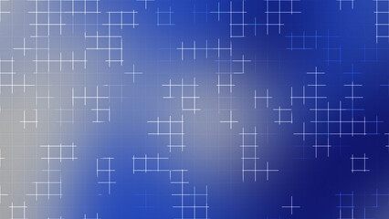 Blue Silver Abstract Grid Line Background with Futuristic Digital Glow