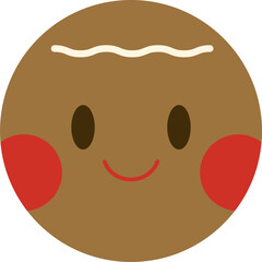 Christmas Cookie Head Icon