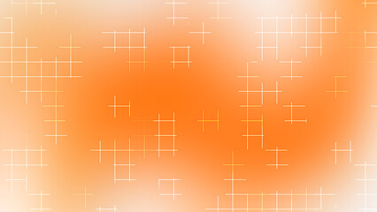 White Orange Gradient Grid Line Background with Soft Glowing Light