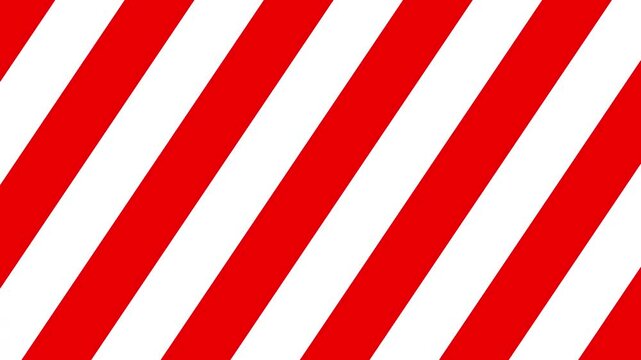 Caution Warning Safety Yellow Black Stripes Animated Background. Hazard Alert Loop.