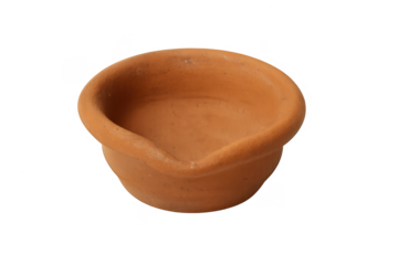 Traditional clay diya oil lamp for diwali festival