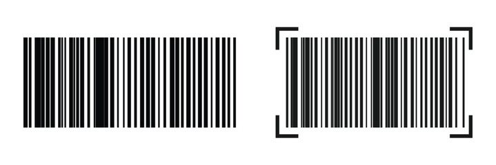 Barcode identification icon. Symbol of product identity, useful for apps demonstrating item authenticity, tracking, and digital verification workflows.