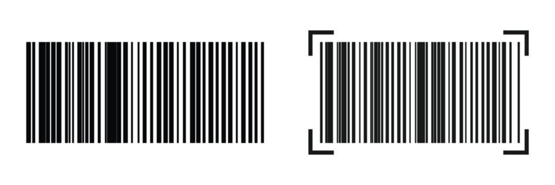 Barcode identification icon. Symbol of product identity, useful for apps demonstrating item authenticity, tracking, and digital verification workflows.