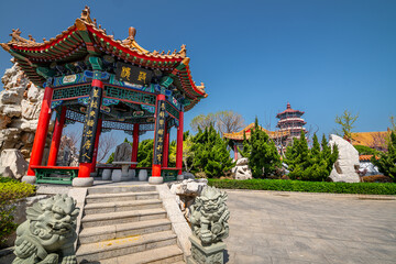 A small alcove in Baxian Cross Sea Scenic Area Penglai City Yantai Shandong Province China