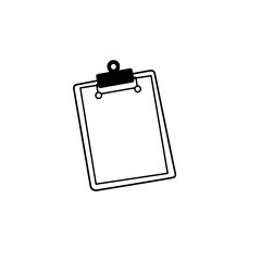 Blank Clipboard Icon for Task Management System