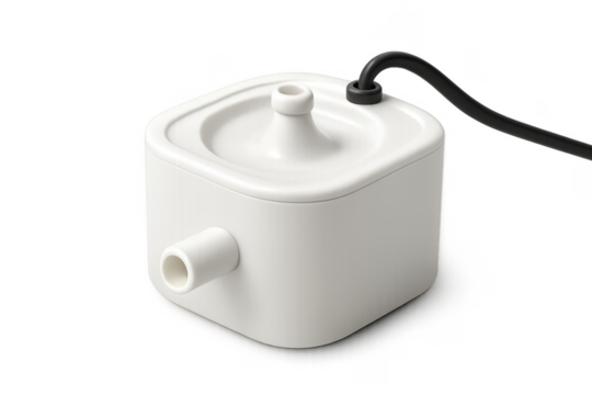 White ceramic pet water fountain dispenser for pets