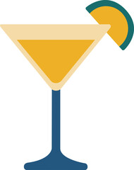 Martini Cocktail Drink Illustration