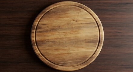 Warm Wood Oval Serving Board: Rustic Charm