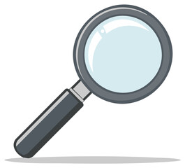 Magnifying Glass Tool for Close Examination and Discovery