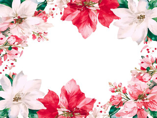 poinsettia flower flame christmas design