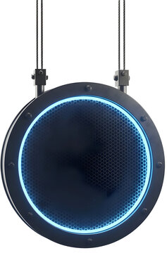 estrutura 3d para painel e letreiro de led, modelo de placa com corrente pendurada