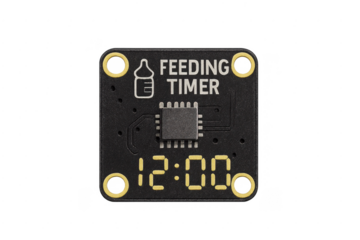 Smart baby feeding timer circuit board electronics