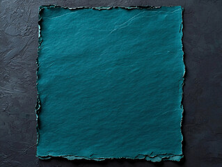 Dark Textured Paper Background with Torn Edge for Creative Projects