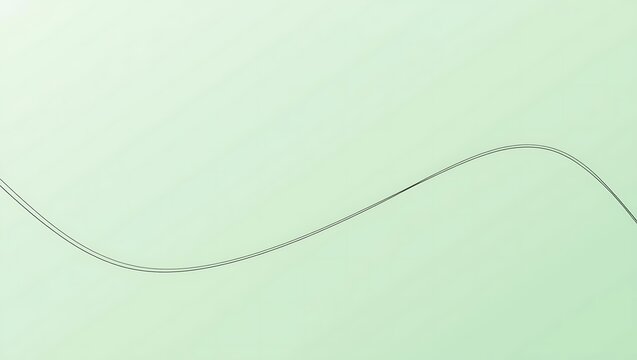 Subtle Wave Pattern On Green Background Minimalist Graphic Design - Powered by Adobe