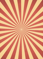 Vector illustration. Circus red and white striped background vertical backdrop.