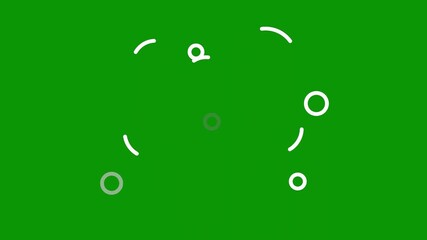 abstract green background with numbers - Powered by Adobe