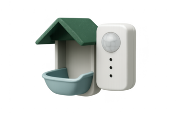Smart bird feeder with motion sensor technology