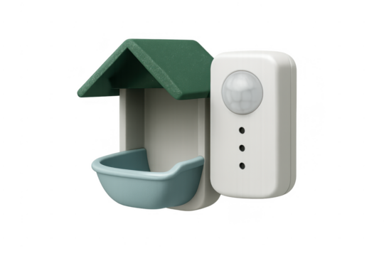 Smart bird feeder with motion sensor technology