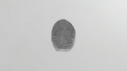 Human Fingerprint Digital Biometric Security Identifier