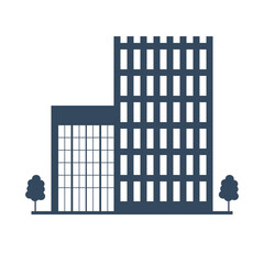 city tall buildings, residential and office houses exterior, luxury apartment block, downtown district commercial real estate