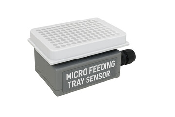 Micro feeding tray sensor for laboratory automation research