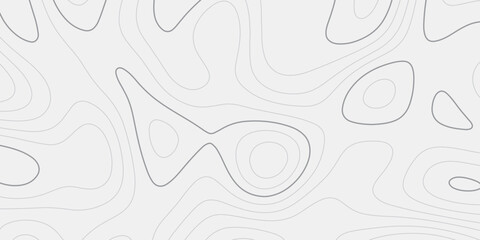 Seamless Topographic Contour Line Mapping Pattern Featuring Layered Elevation Waves and Geometric Terrain Relief Flow