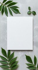 Serene Greenery: Blank Book Mockup
