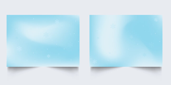 Simple flying snow flakes composition. Winter fleck freeze particles. Snowfall weather illustration. Set of Soft snowflakes christmas texture. Snow cold season scenery.