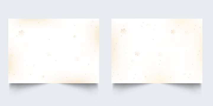 Simple flying snow flakes composition. Winter fleck freeze particles. Snowfall weather illustration. Set of Soft snowflakes christmas texture. Snow cold season scenery.